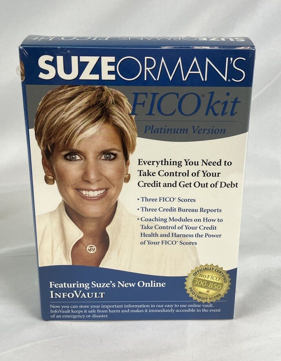 Suze Orman’s FICO Kit (2007, CD-ROM, Platinum Version) Brand New, Sealed