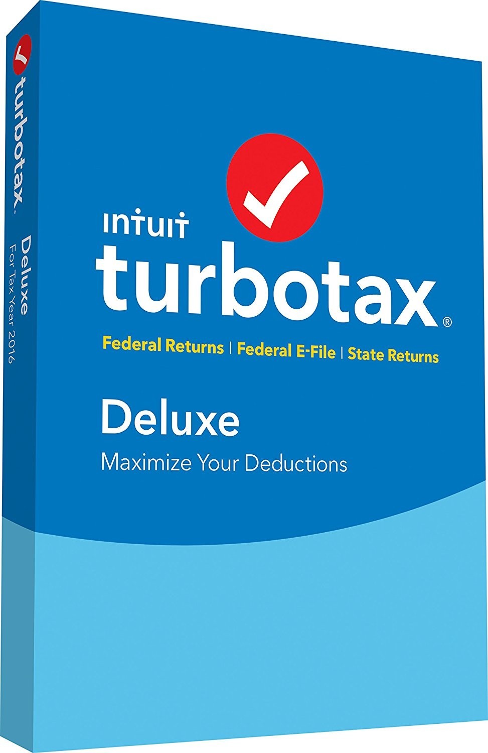 TurboTax Deluxe Federal 2016 Win/Mac | CD | Full Updates | #1 Install Expert