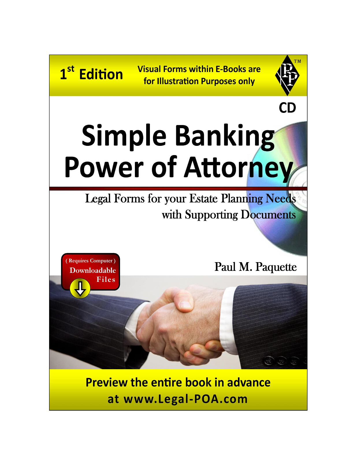 Simple Banking Power of Attorney – Full Version – CD-ROM Only