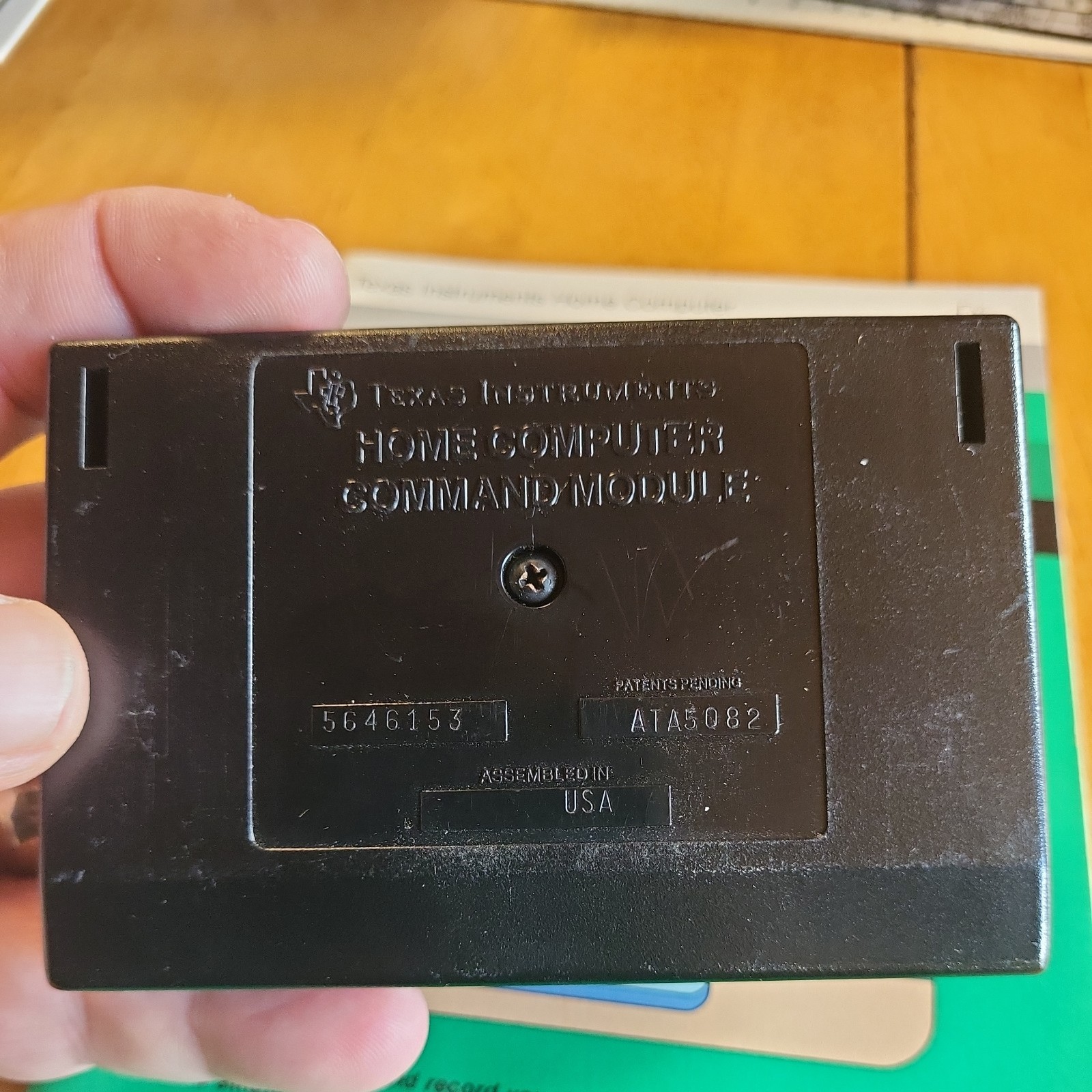 Tax/Investment Record Keeping black cartridge Texas Instruments TI994A . C 1980