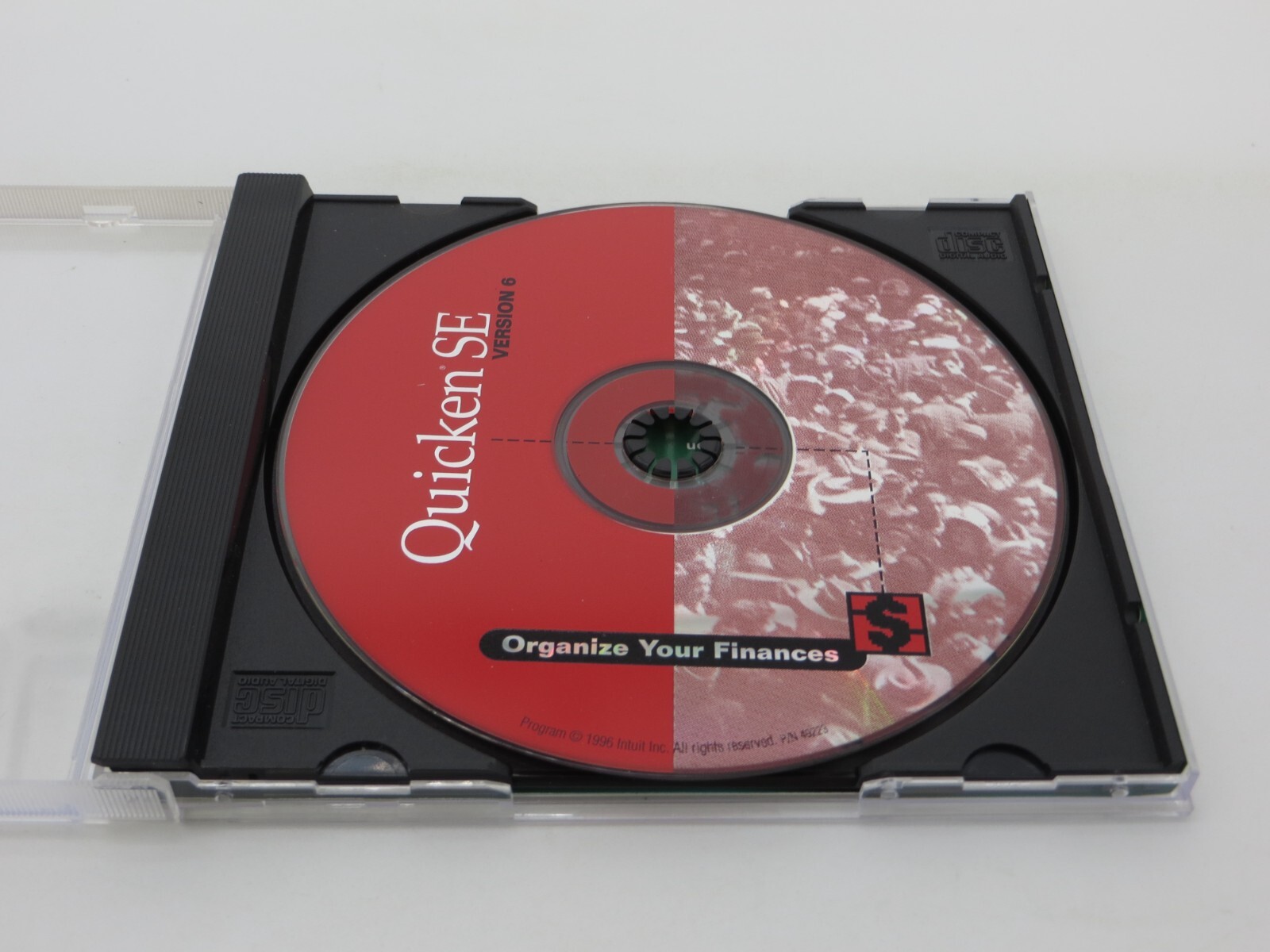 Quicken SE Version 6 Organize Your Finances 1996 WIN PC CD computer disk