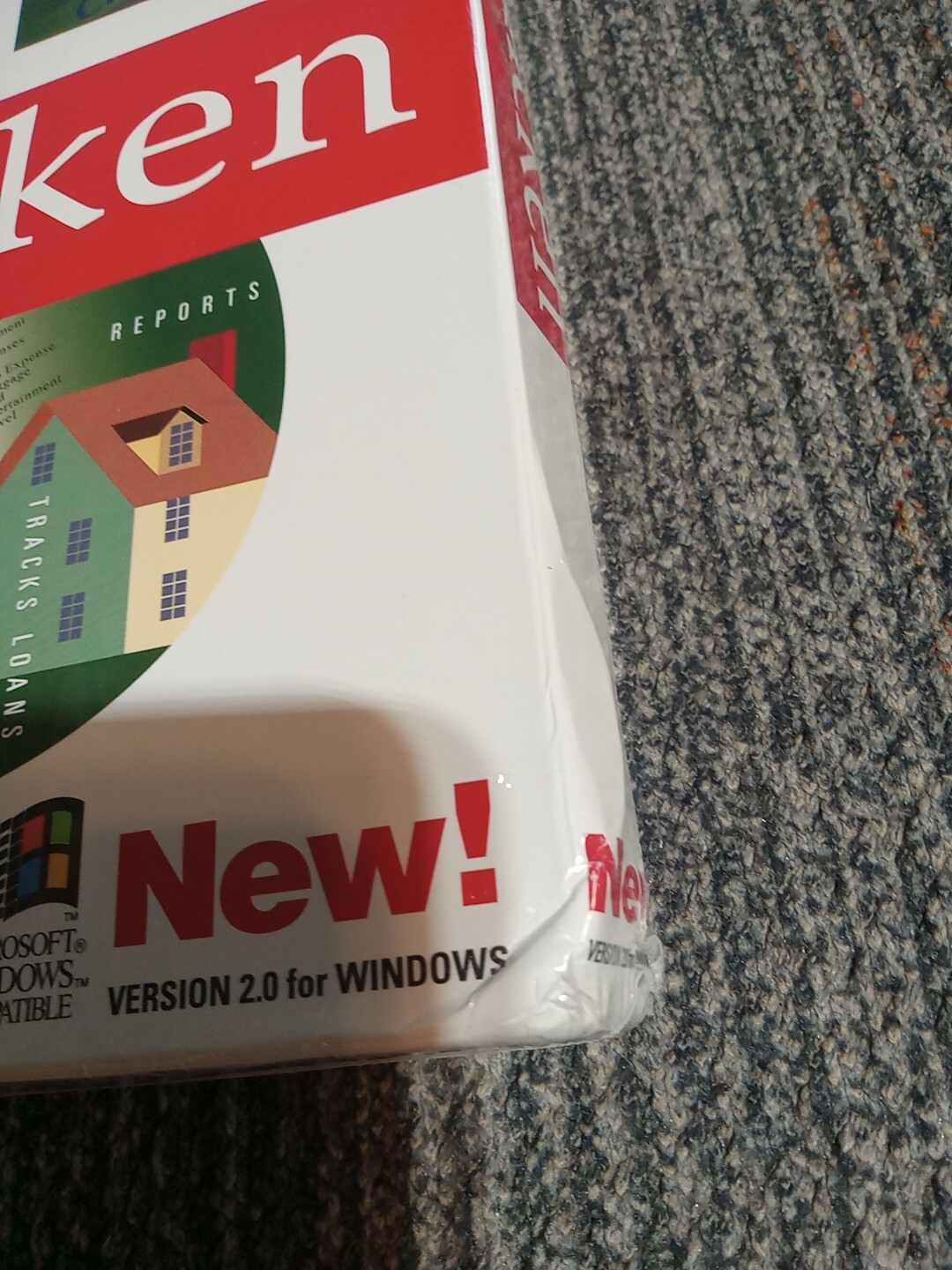 NEW SEALED VTG Intuit Quicken 6 for DOS Accounting Bookkeeping Personal Finance