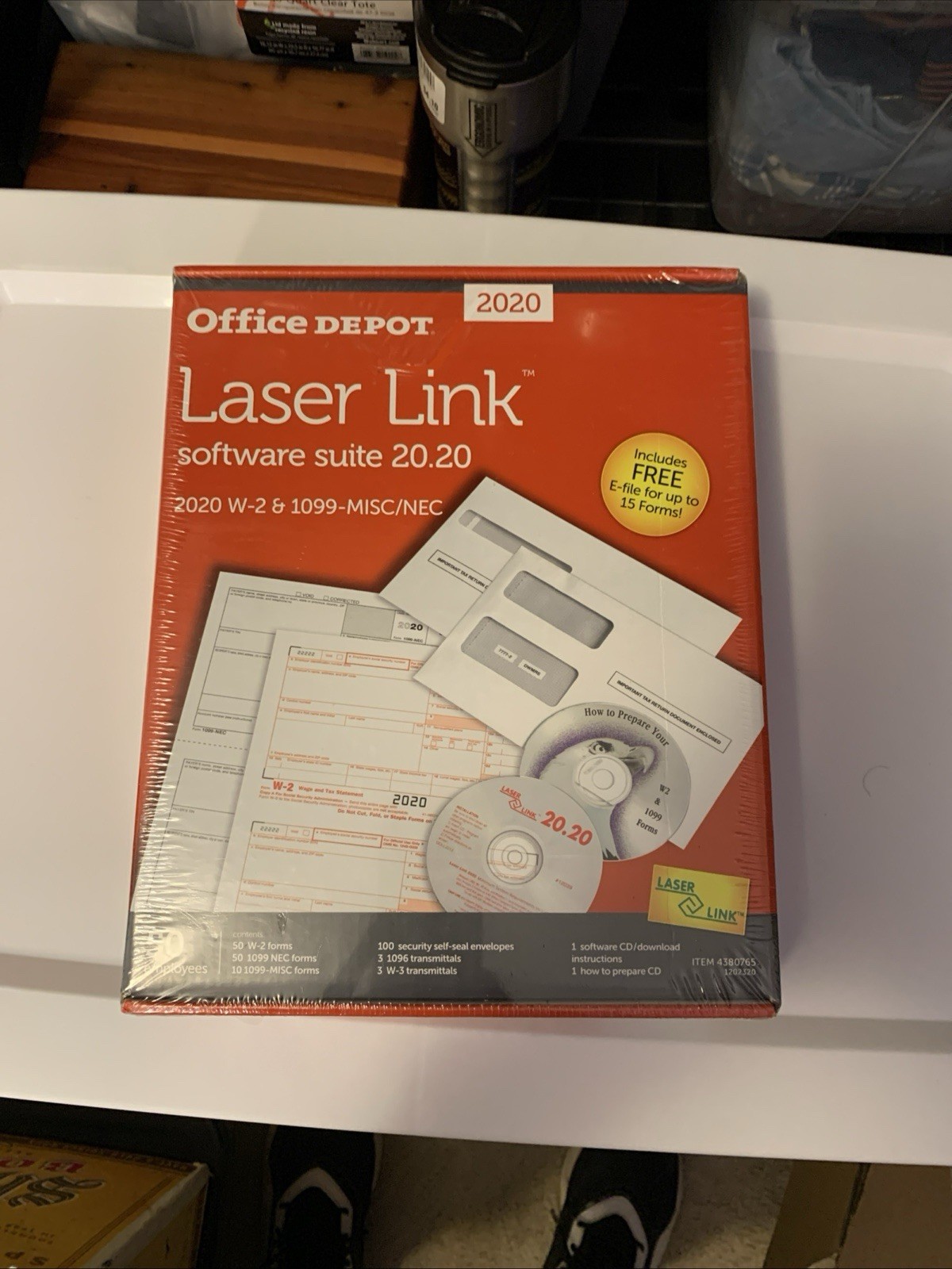 2020 OFFICE DEPOT LASER LINK SOFTWARE SUITE Open box/Unused New