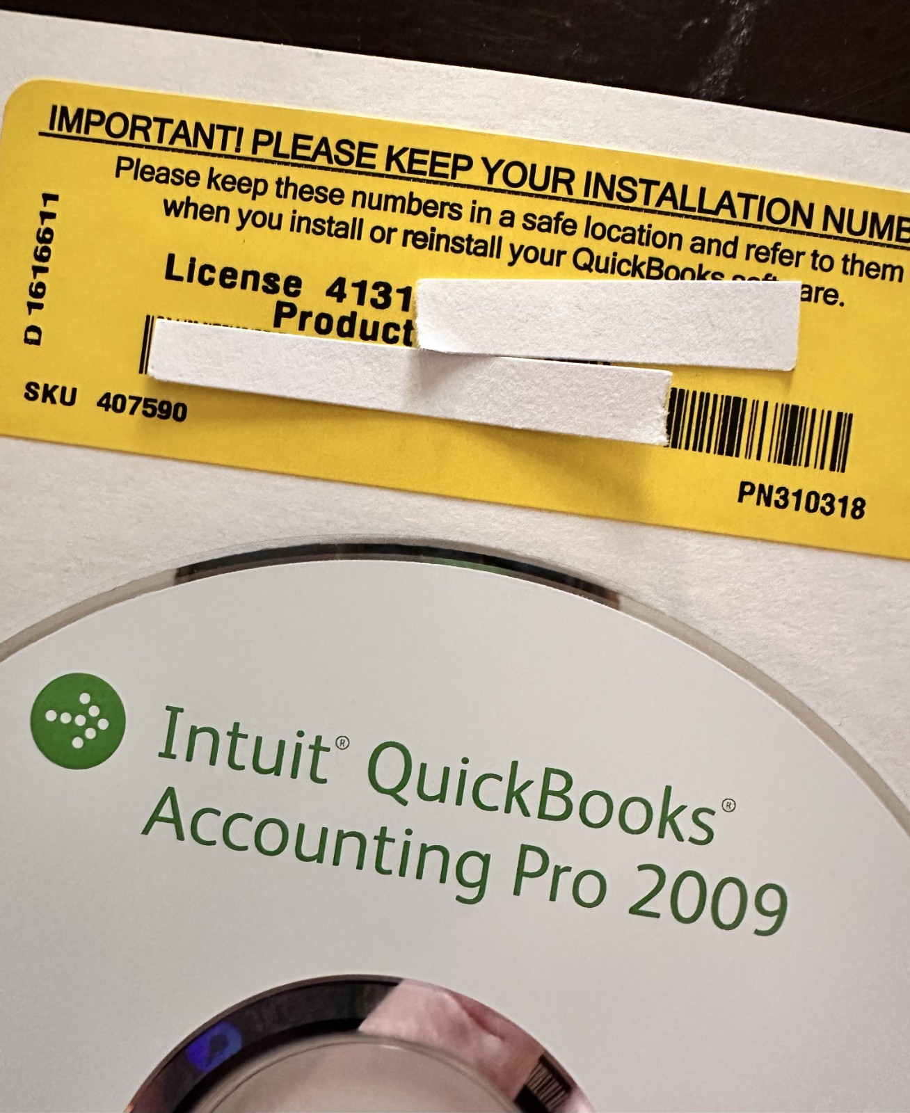 QUICKBOOKS 2009 SOFTWARE INTUIT® SMALL BUSINESS PAYROLL CHECKS with License Key!