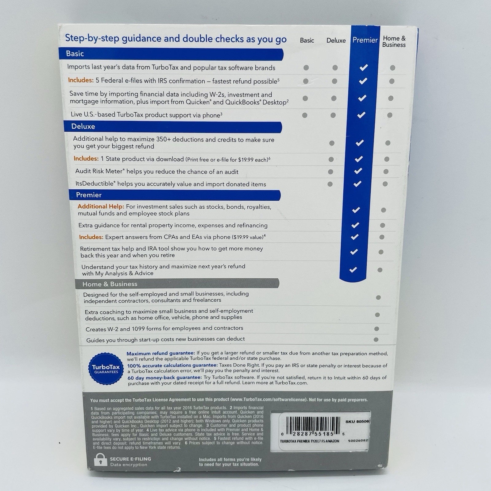 Intuit TurboTax Premier 2017 Investments & Rental Property (Windows PC & Mac)