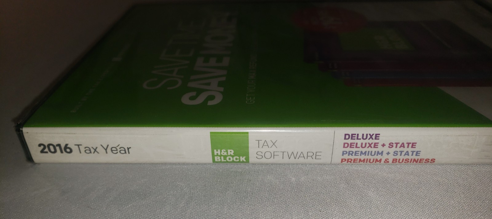 OEM 2016 H&R Block Deluxe Premium State Business Tax Software NEW Sealed PC/MAC