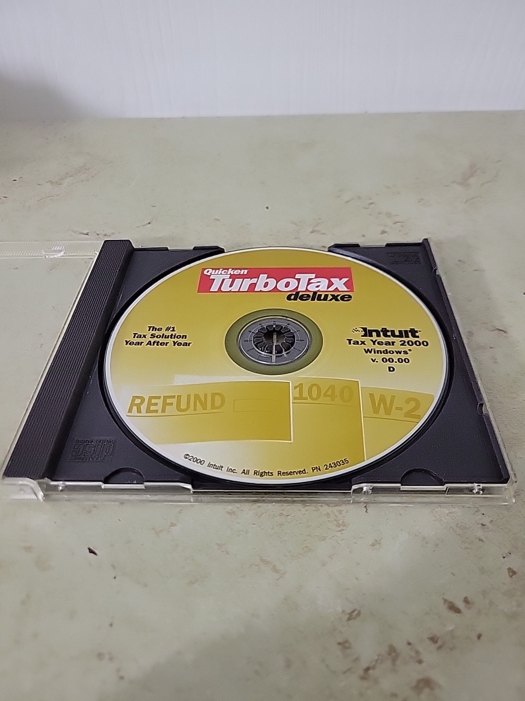Quicken TurboTax Deluxe Tax Year 2000 for Windows Refund 1040 W-2
