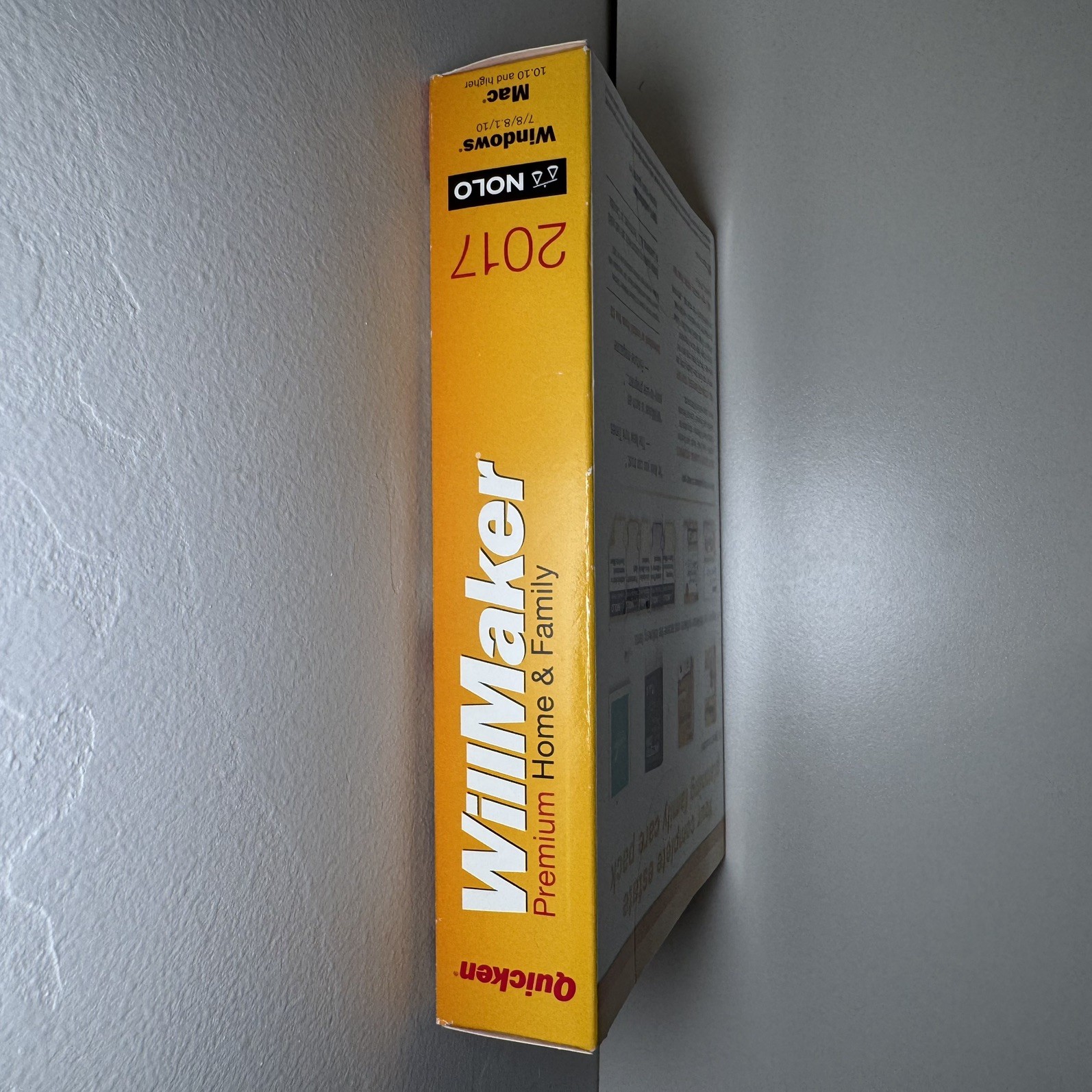 Quicken WillMaker Plus 2017 Premium Home & Family | Sealed PC/Mac Software — NEW