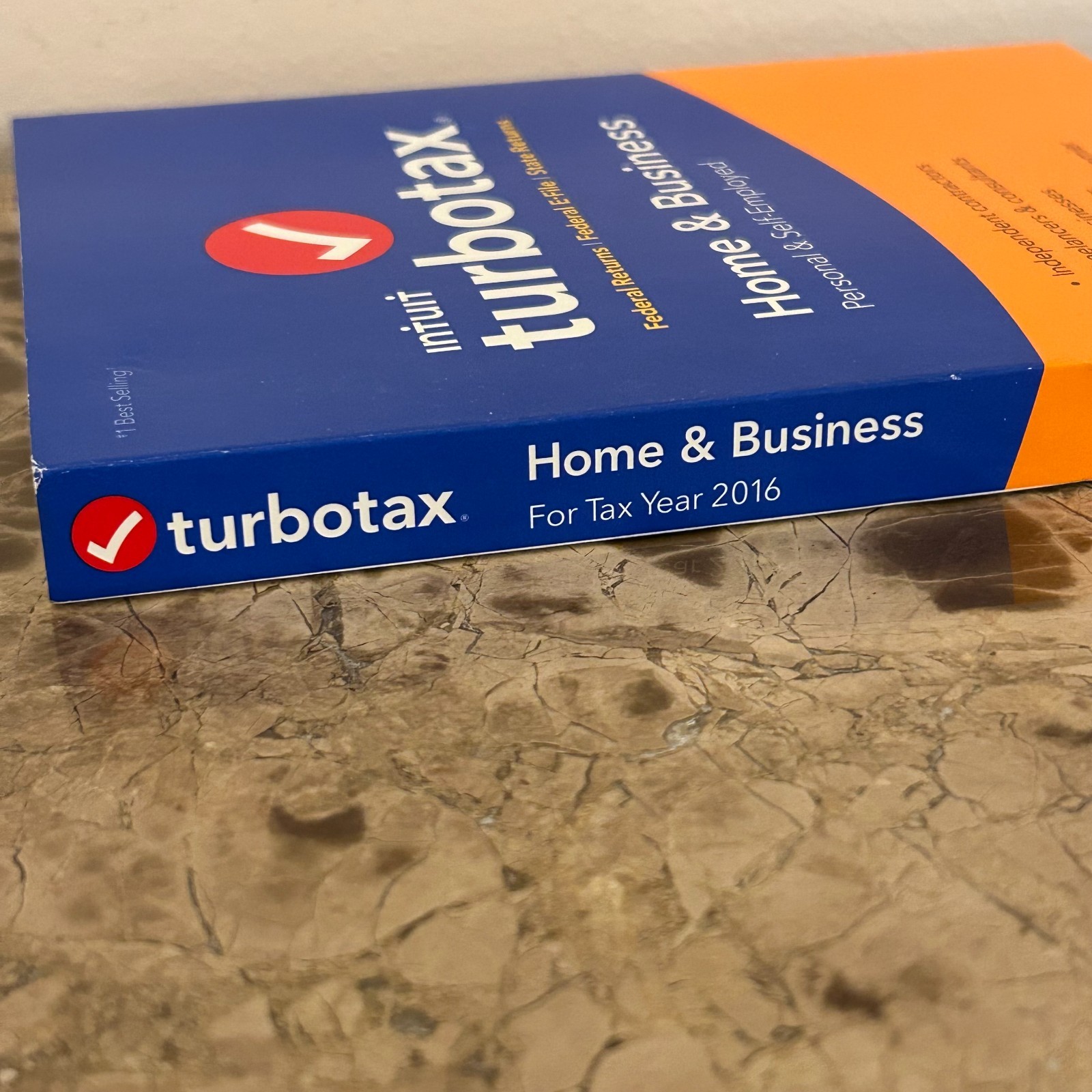 Intuit TurboTax 2016 Home & Business CD Federal State Wondows And Mac BRAND NEW