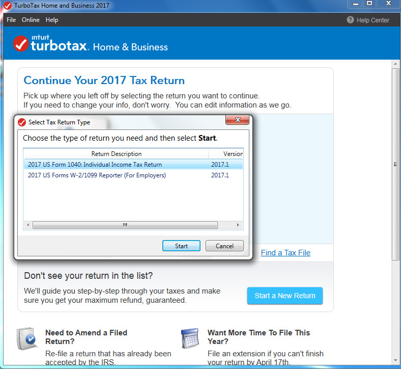 2017 TurboTax Home & Business federal e-file & state tax return for PC & Mac CD