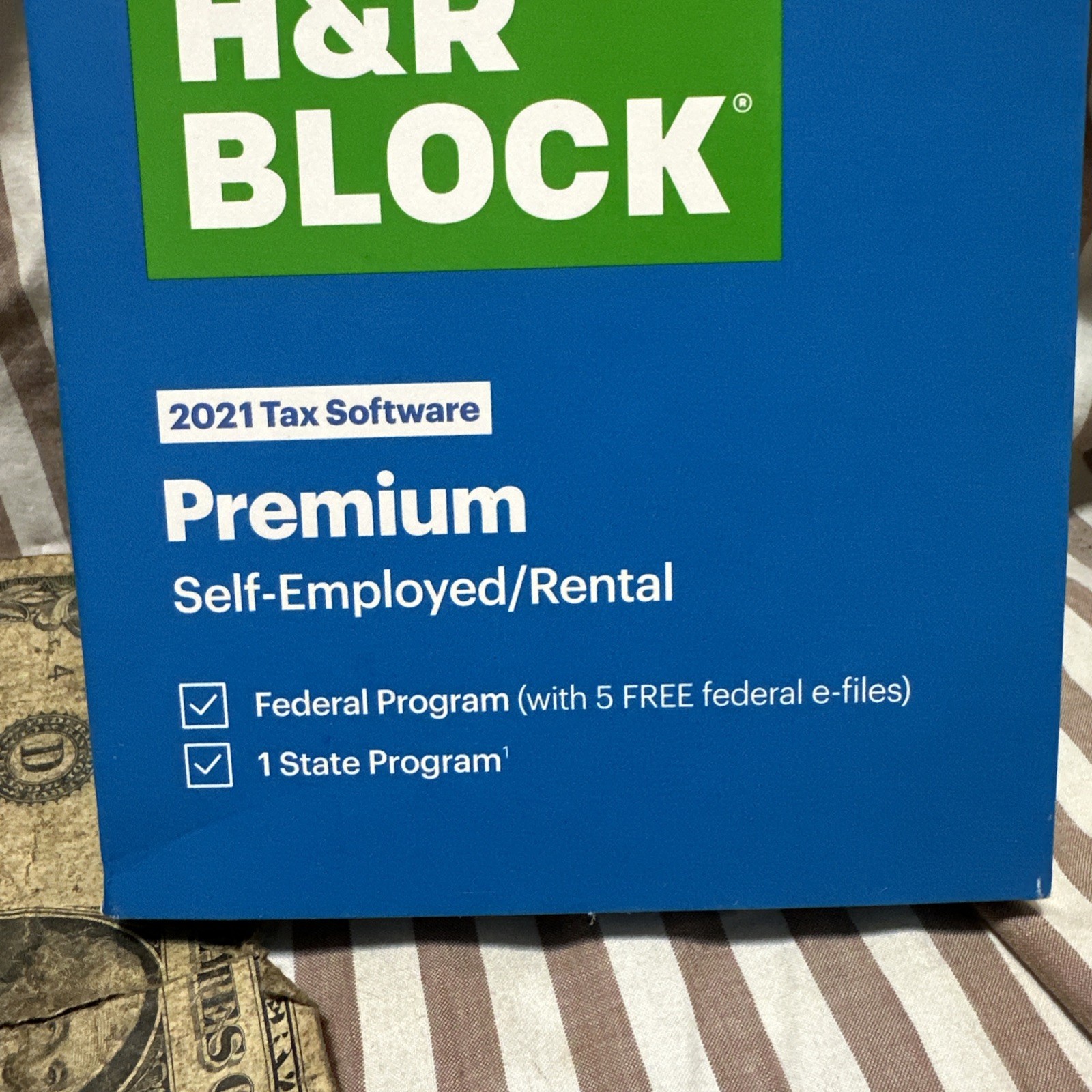 New 2021 H&R Block Tax Software Premium Edition for PC/MAC [Key Card] USA 2021