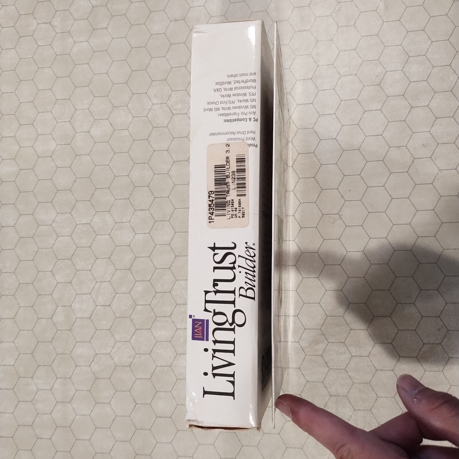 Jian Living Trust Builder, Windows/DOS, 3.5″ disks, 1994