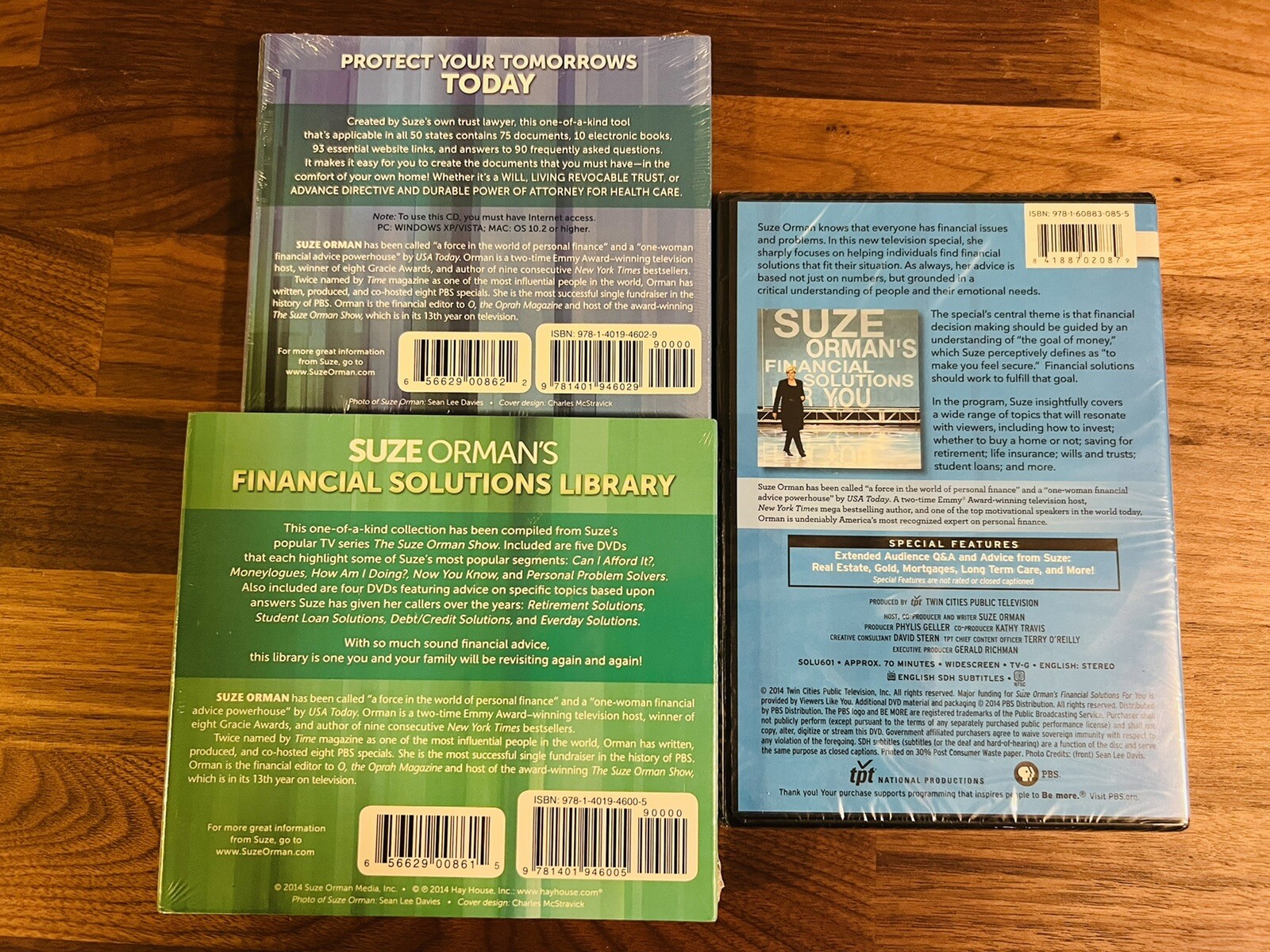 Suze Orman – Protect Your Tomorrows Today CD-Rom Legal Documents with DVDs