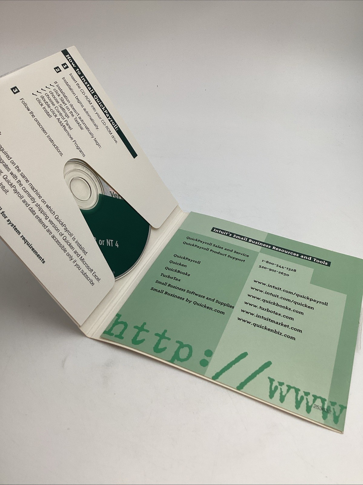 Quicken Financial Solutions Intuit QuickBooks 99 Accounting Software Windows
