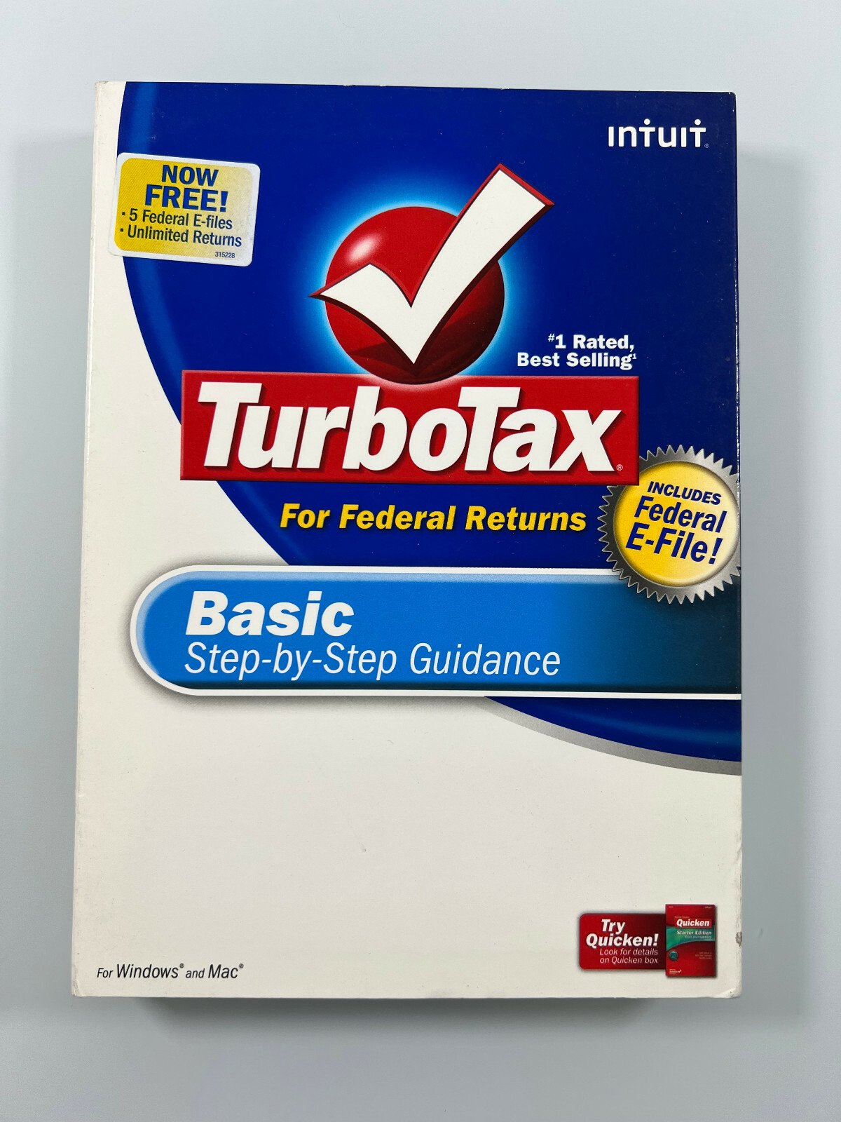Intuit – TurboTax Basic Federal + e-File 2008