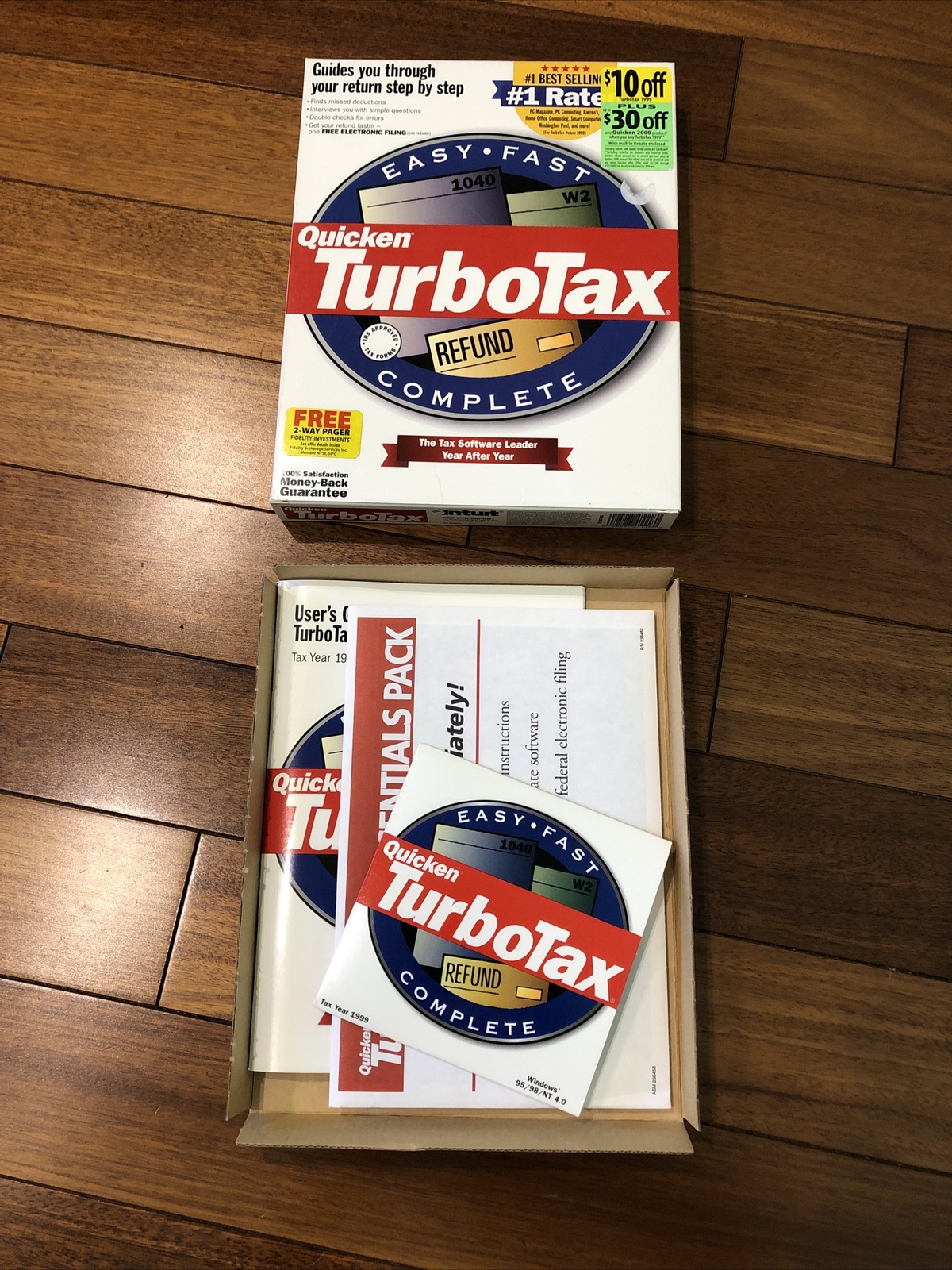 Quicken Turbotax 1999 Turbo tax 99. Original retail box. Genuine.