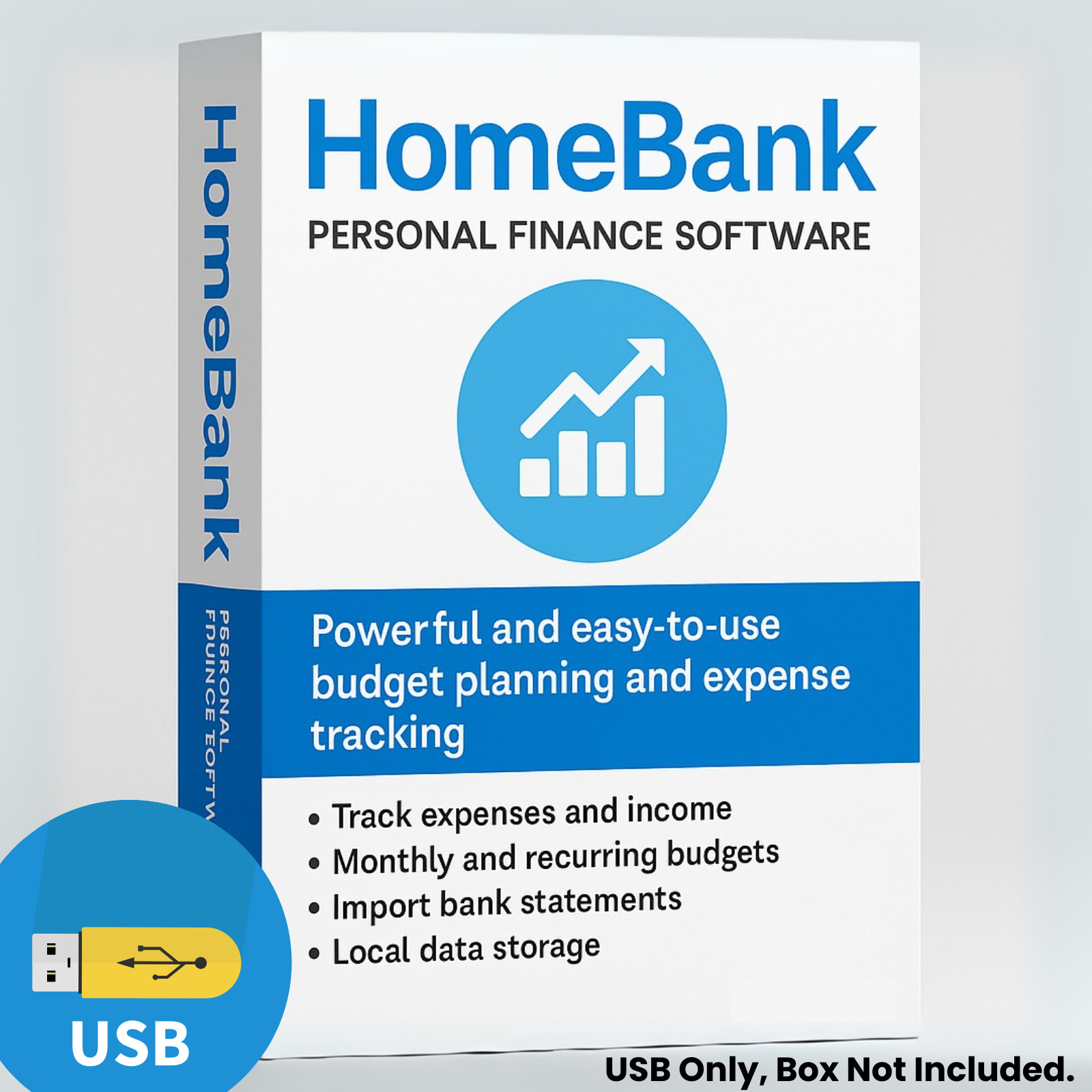 HomeBank Personal Finance software for Accounting, Budgeting, Expense Track USB