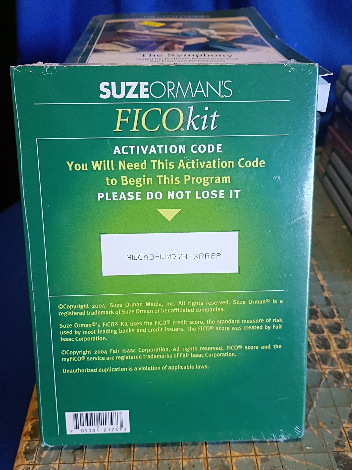 2004 Officially Certified Suze Orman’s Fico Kit Factory Sealed Never Opened