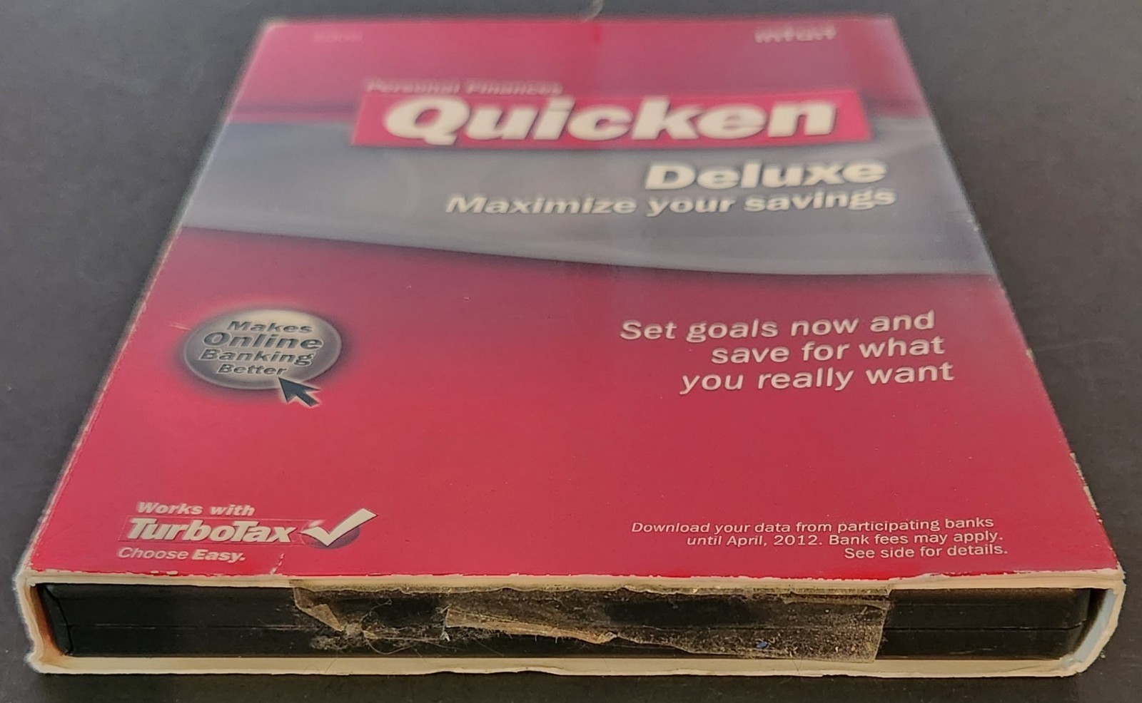 2009 Quicken Deluxe Intuit Disc PSA Clean w/ Case & Guide – No Key Code