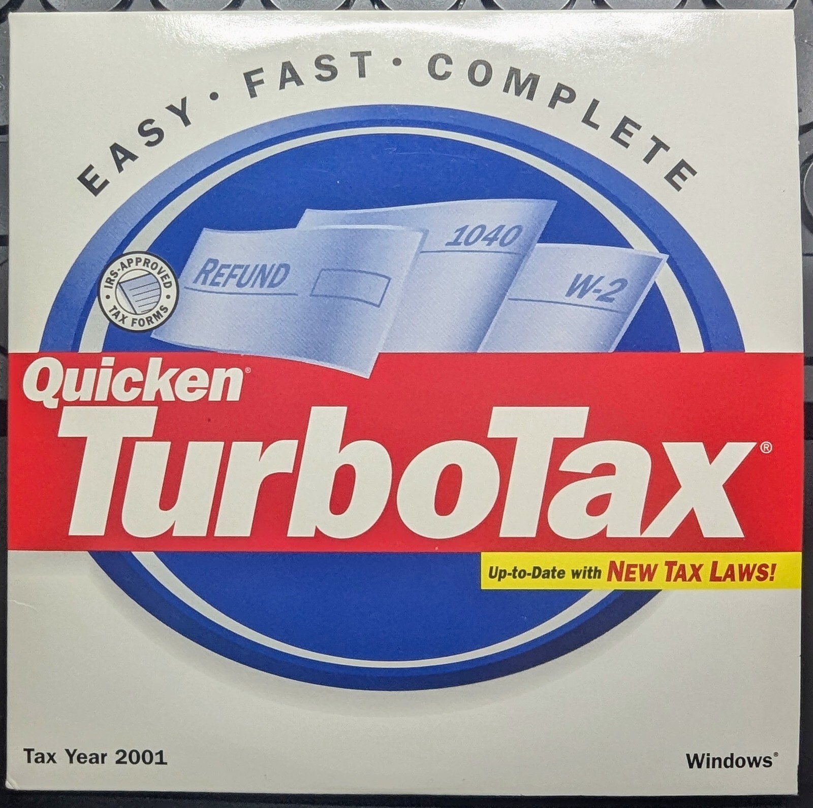 TurboTax Basic Federal 2001 Intuit Windows