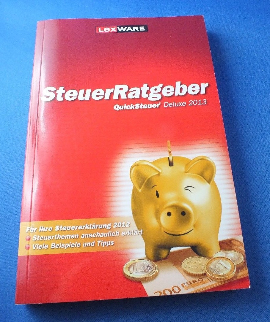 Lexware QuickSteuer Deluxe 2017 Manual Tax Year 2013 Tax Return NEW