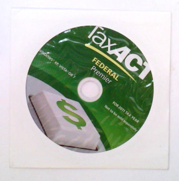 ✅ TaxACT~Federal Premier~CD~2011