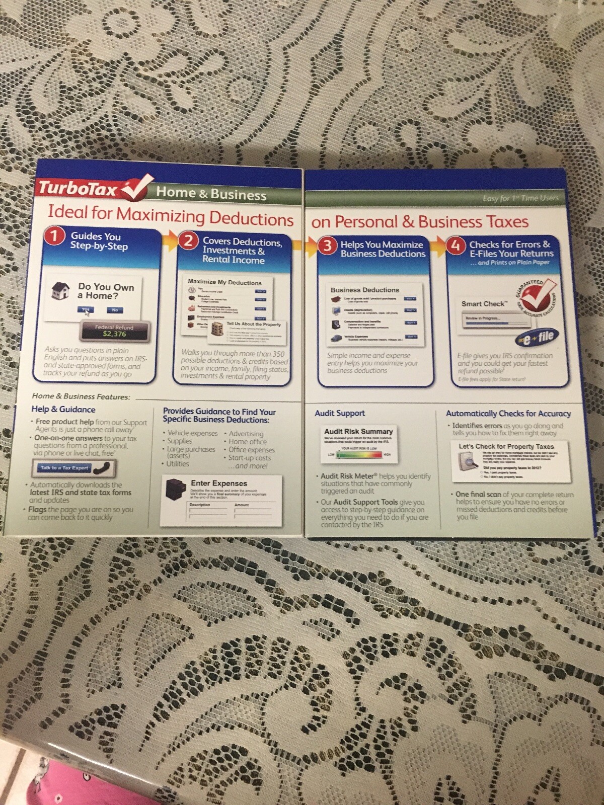 2012 Turbotax Home & Business Federal & State CD PERSONAL & SMALL BUSINESS