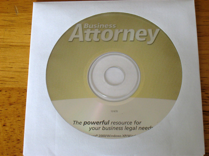 Business Attorney at Law Legal Forms Solution new sealed CD in the sleeve!
