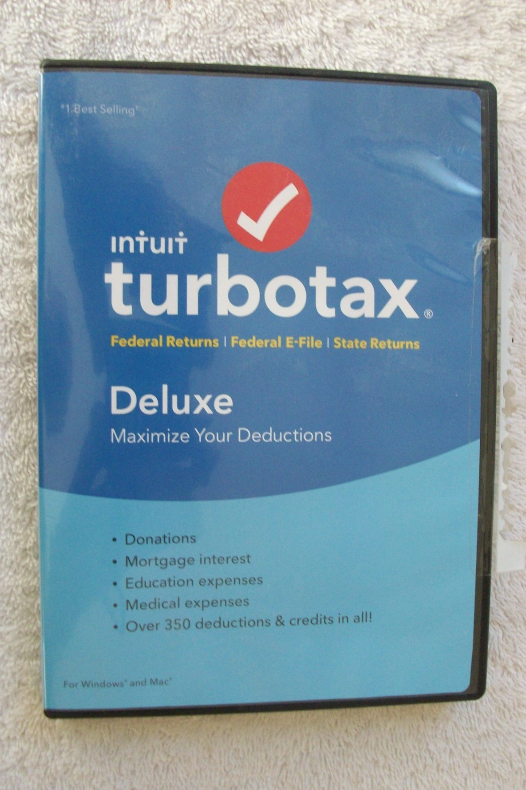 “Turbotax Deluxe 2017 CD Tax Preparation” Used