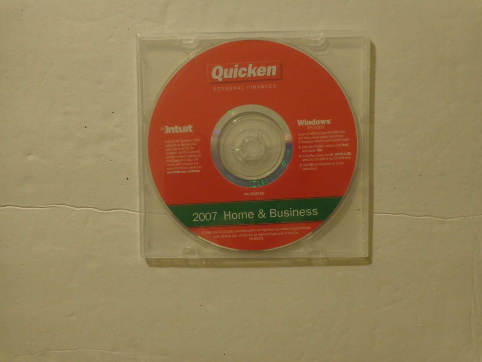 Quicken Home & Business 2007 For Windows