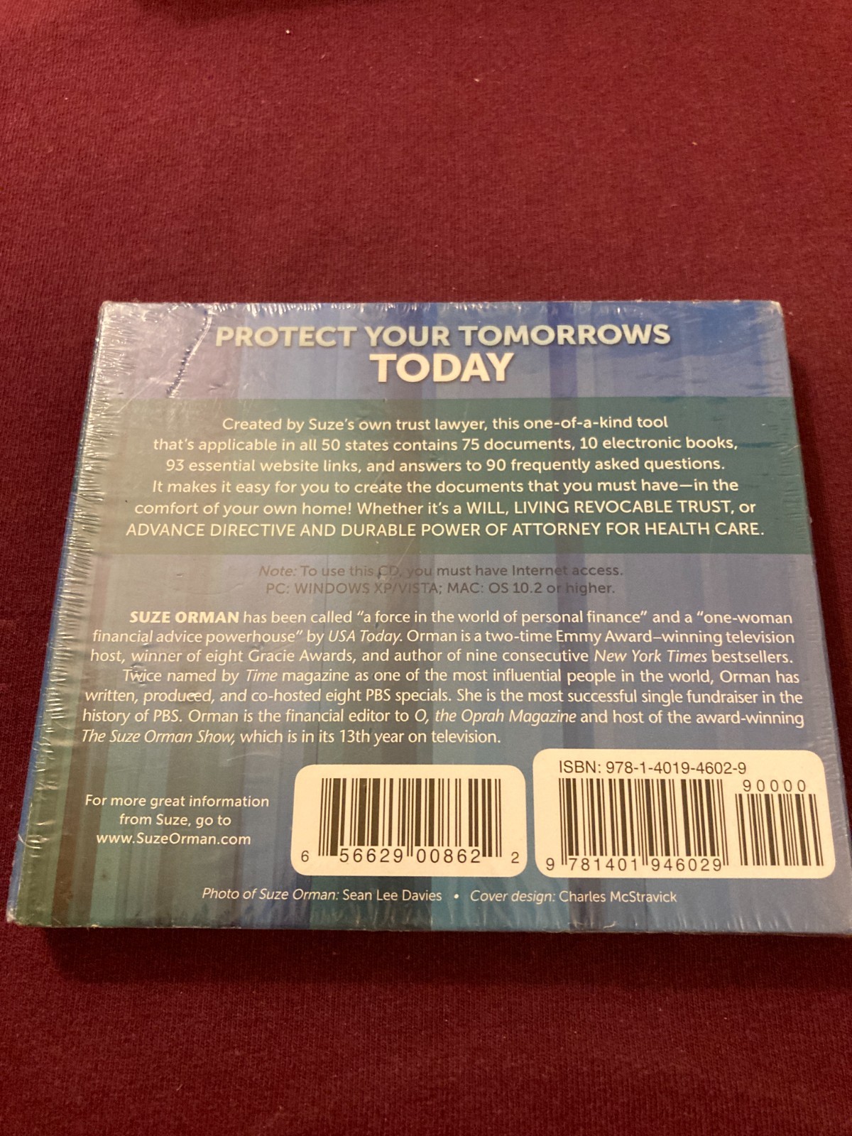 Suze Orman: Protect Your Tomorrows Today (CD-ROM, 2014)