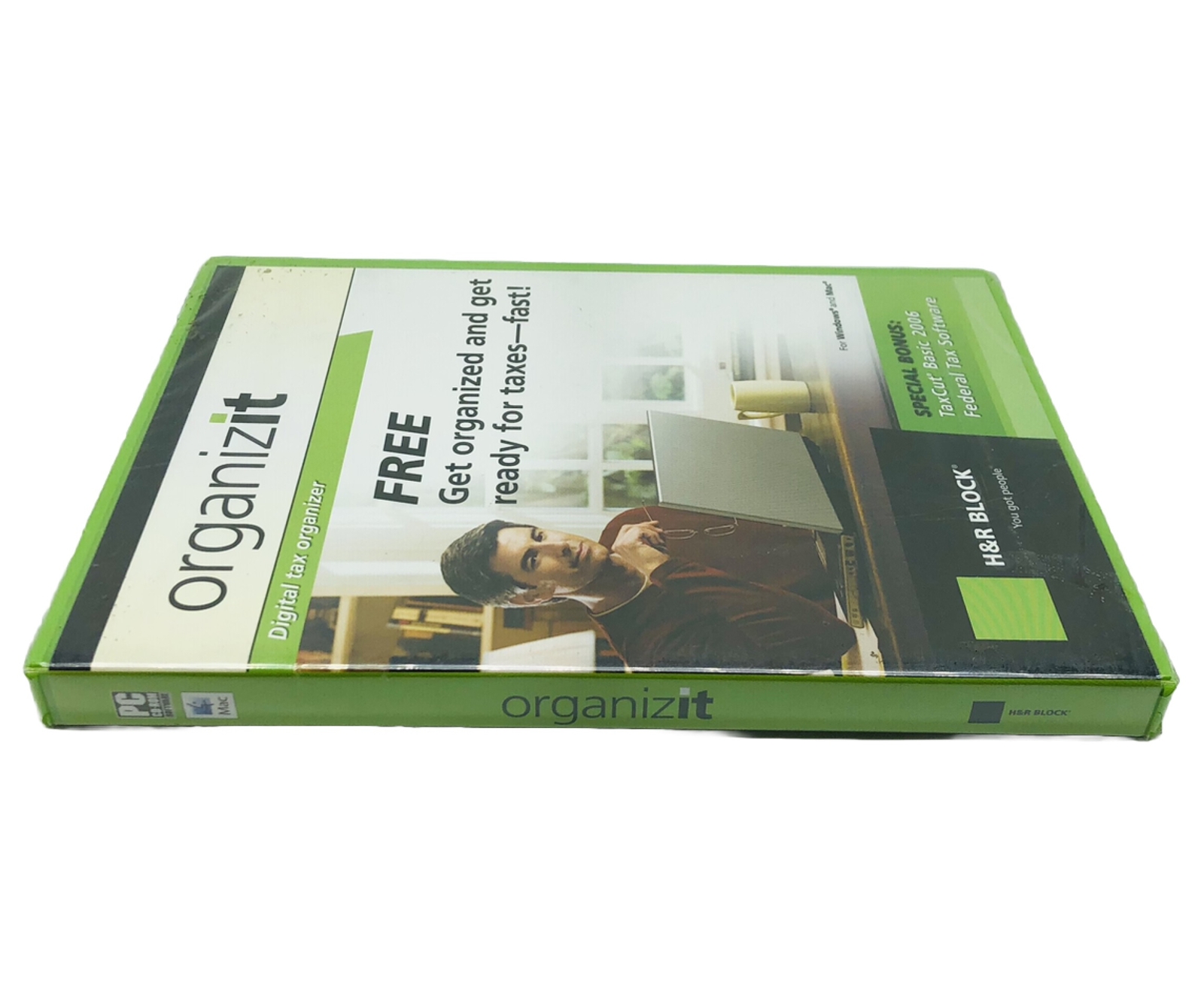 NEW H&R Block Organizeit Digital Tax Organizer 2006 Fed Tax Software CD ROM