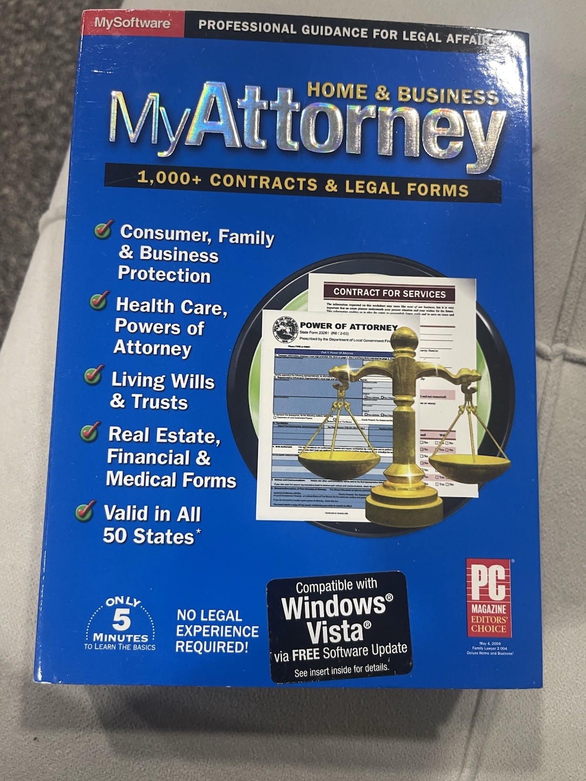 New Sealed Home & Business My Attorney Software