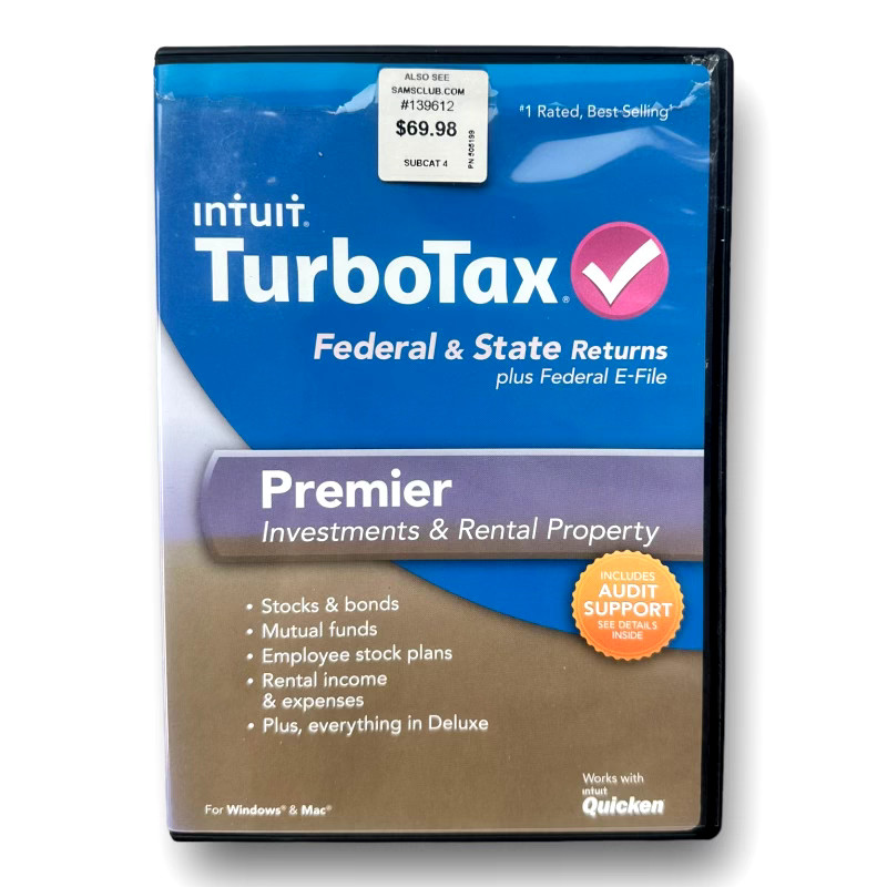 Intuit TurboTax Premier 2013: Federal & State, Investments & Rental Property