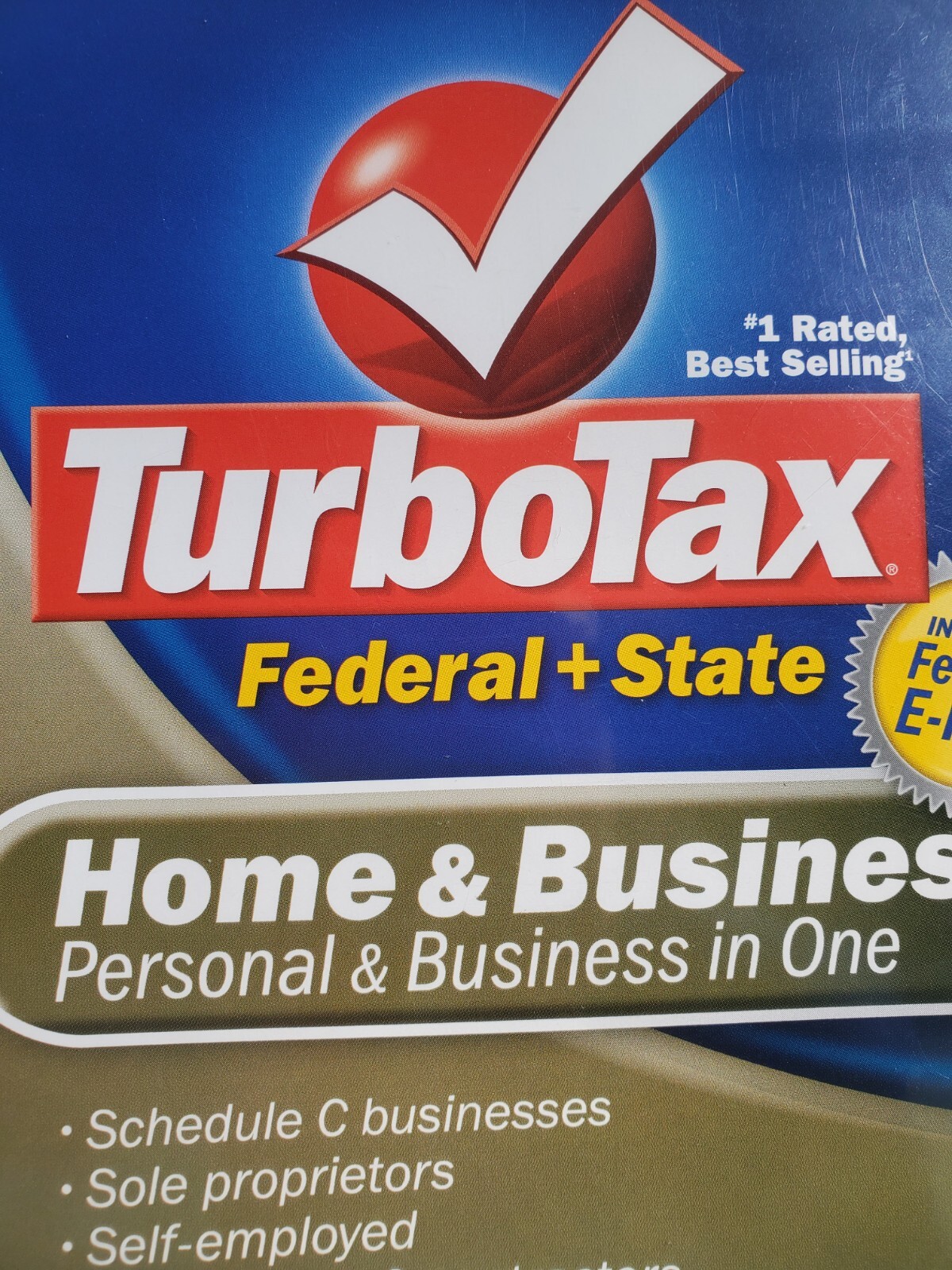 2008 TurboTax Home & Business Windows & Mac CD Federal & State returns. Intuit