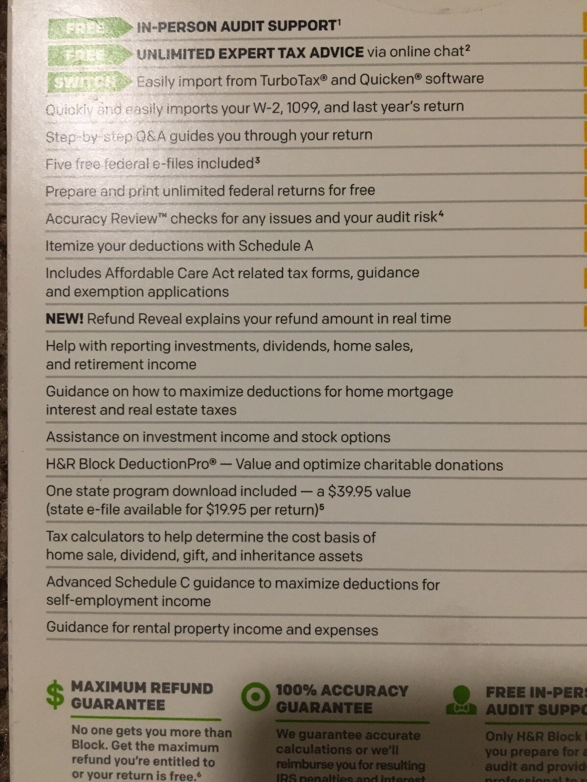 H&R Block Tax Software Basic 2015—361