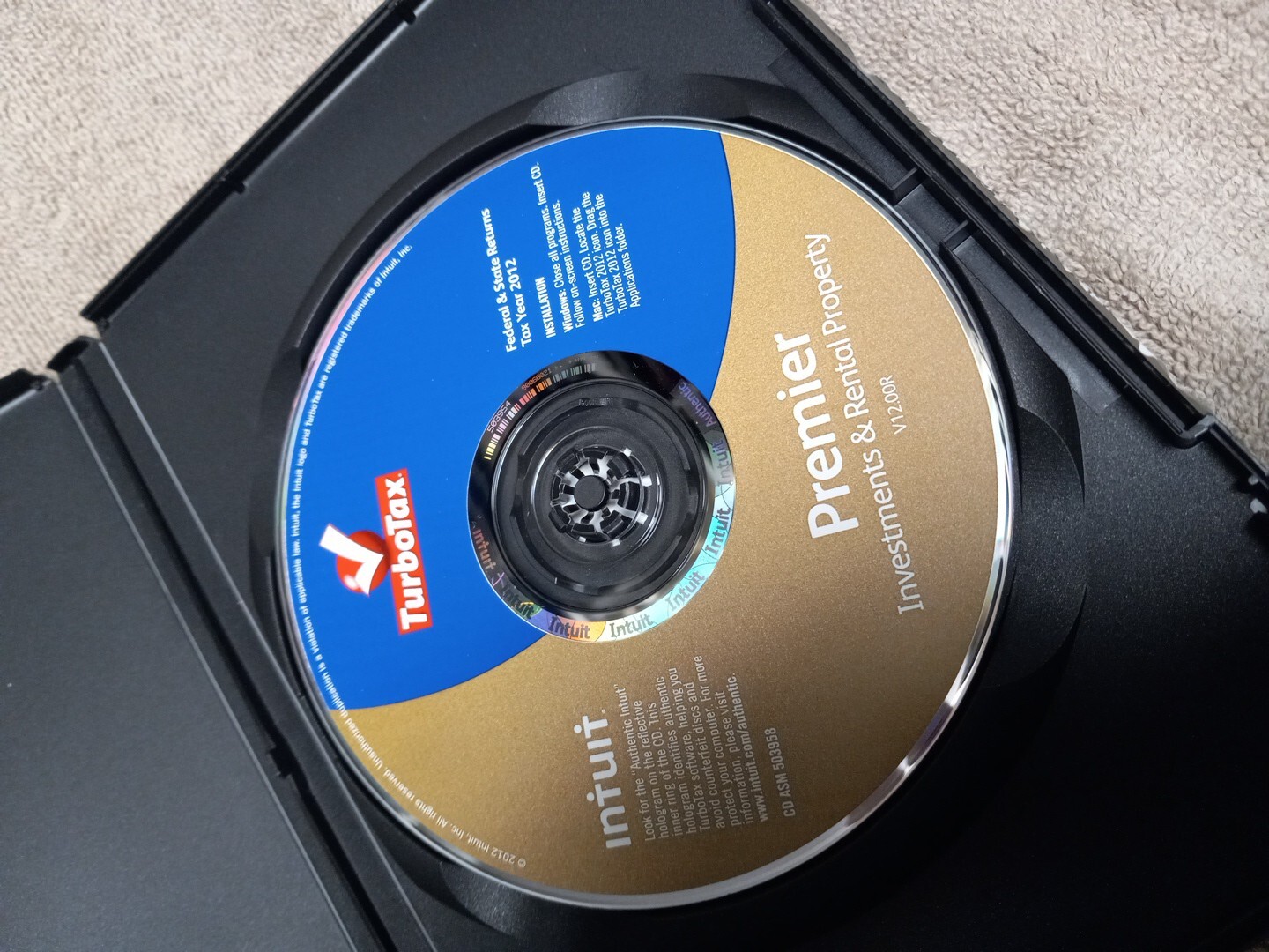 2012 TurboTax Premier, Investment And Rental Property. Fed and State. Intuit