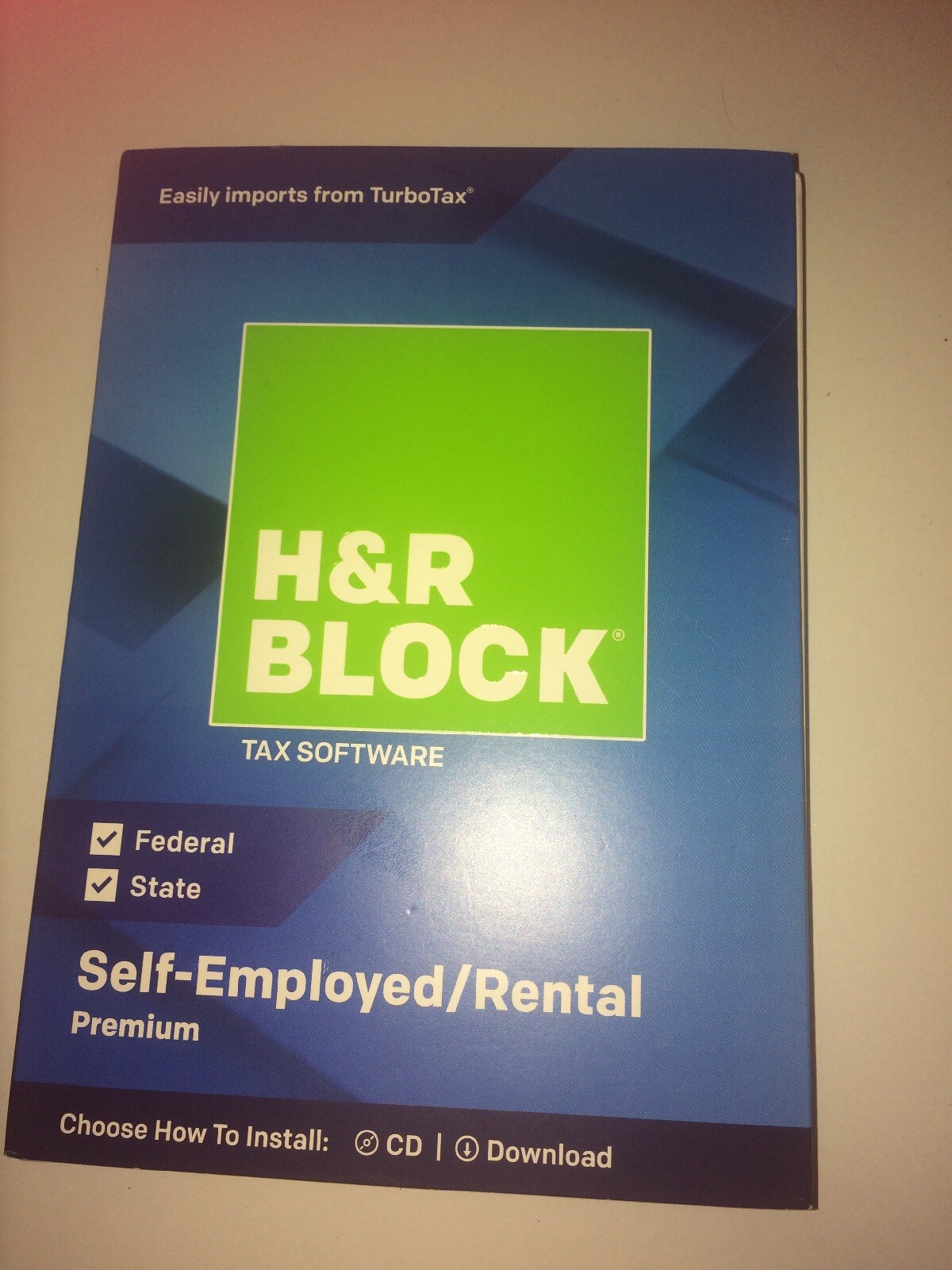 H&R Block Premium 2018 Self-Employed/Rental Property Owners Tax Software