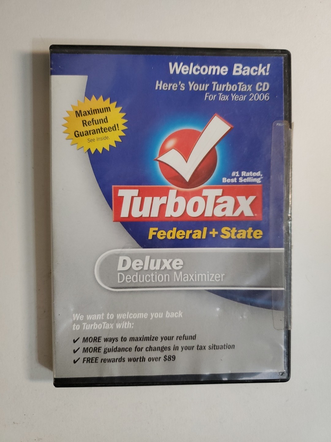 TurboTax Deluxe 2006: Federal + State Deduction Maximizer (CD) Combined Shipping