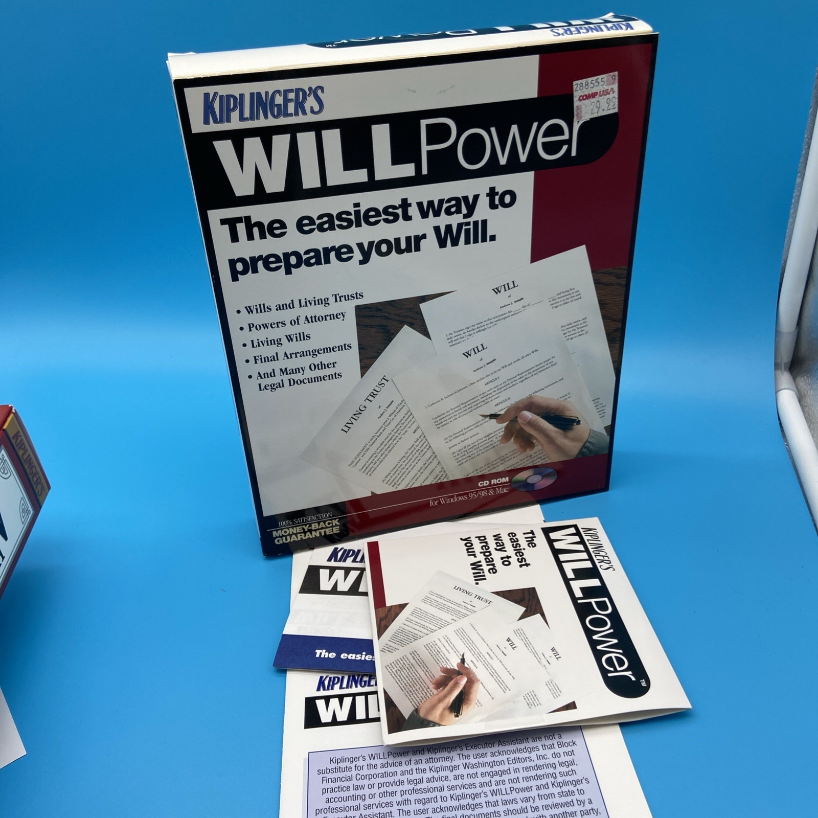 NEW/SEALED Kiplinger’s Home & Business Attorney & WillPower + MyAttorney PC Lot