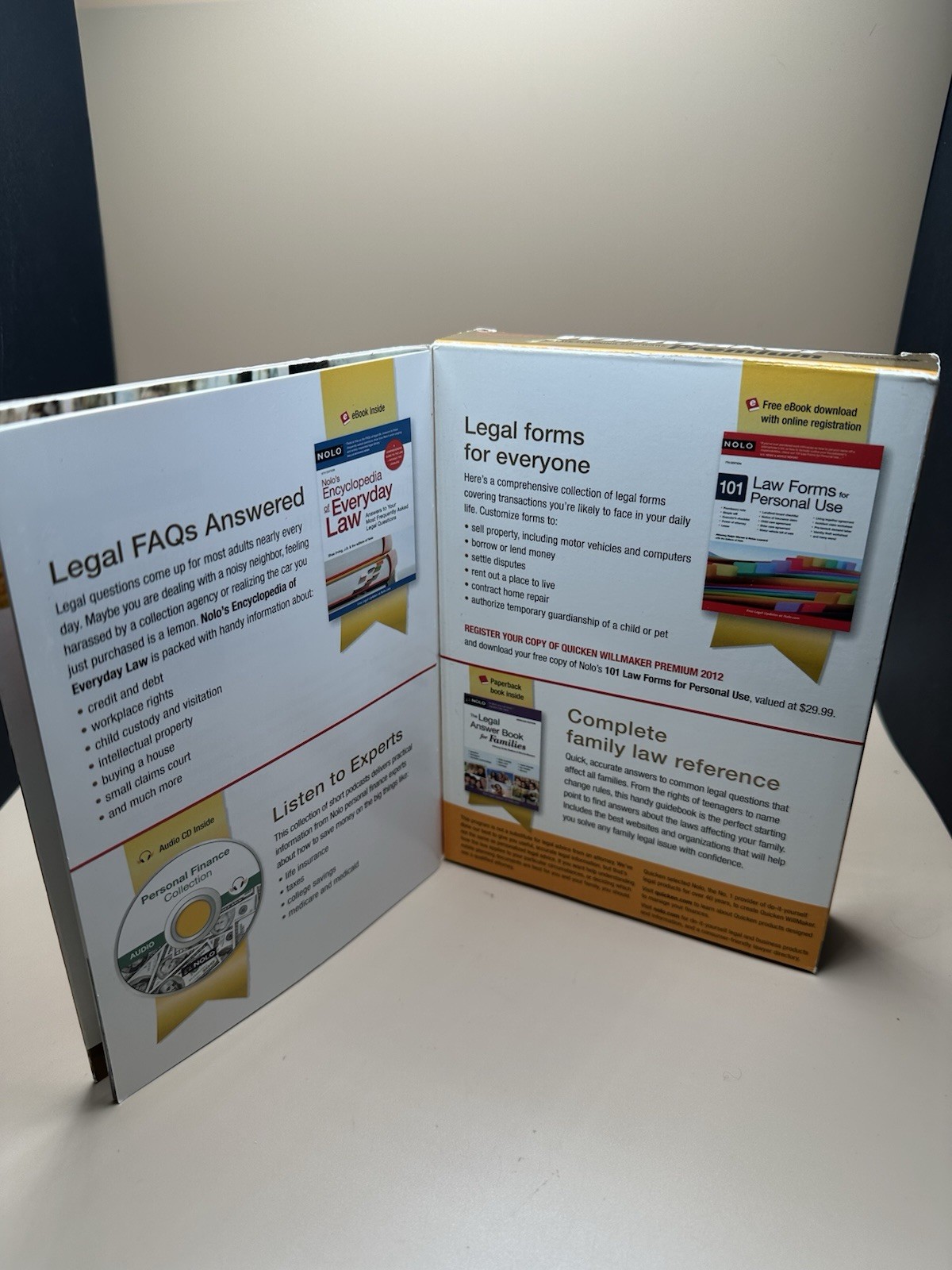 NOLO Quicken Estate Planning Software (Windows XP SP2/Vista/7) 2012