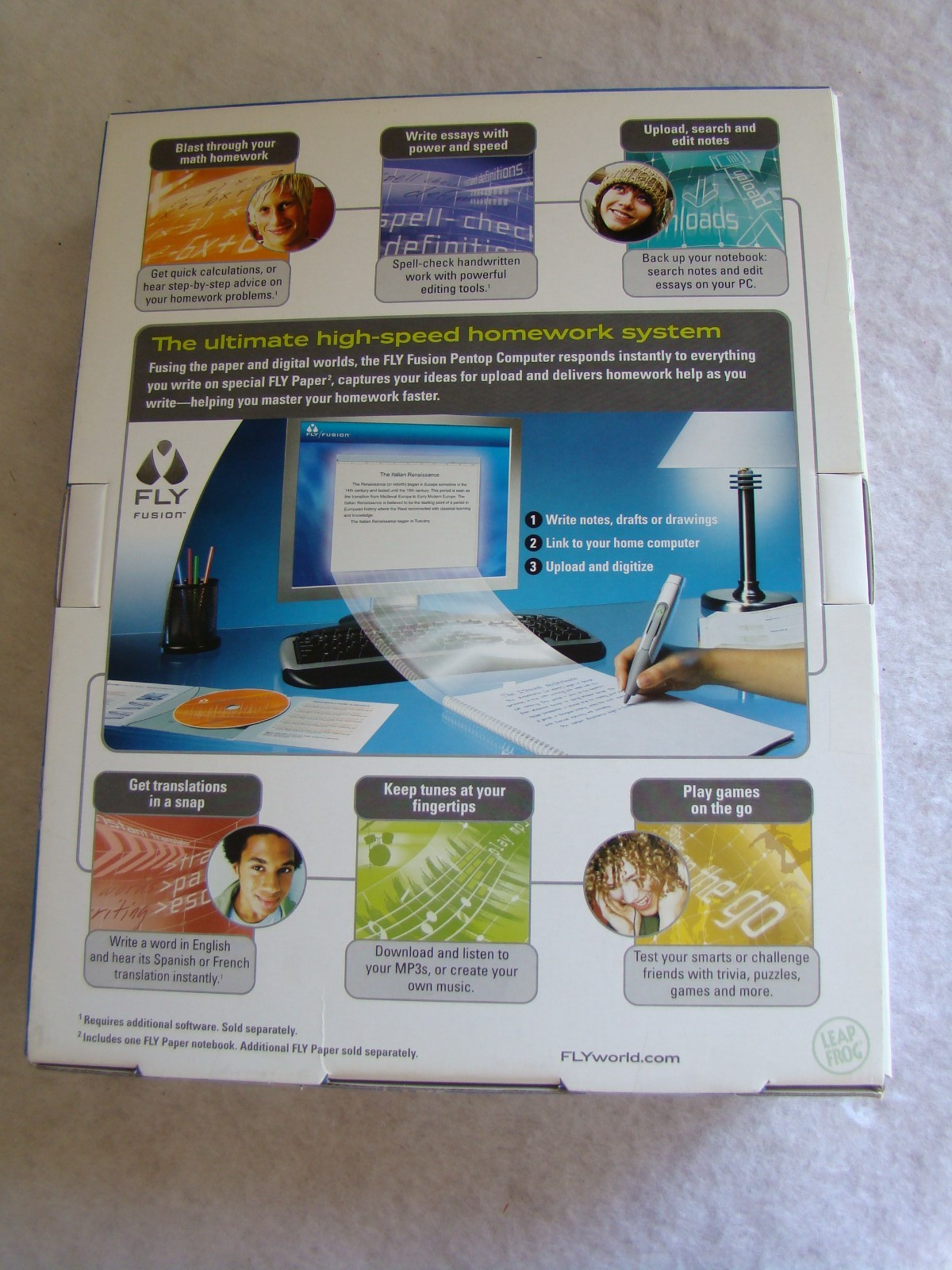 New Fly Fusion Pentop Computer The Ultimate High Speed Homework System