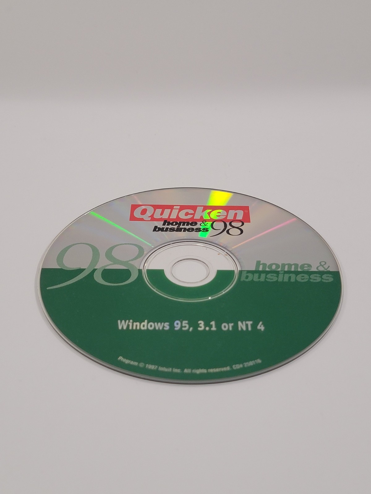 QUICKEN Home & Business 98 – Financial Software for Windows CD – Disc Only