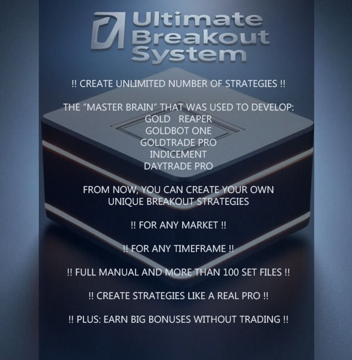 v6.1 Ultimate Breakout System MQL5 MT5 Expert Advisor Algo Trading Bot for Gold