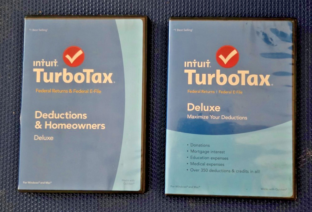 TurboTax – Federal Only – 2014 Deductions & Homeowners 2015 Deluxe