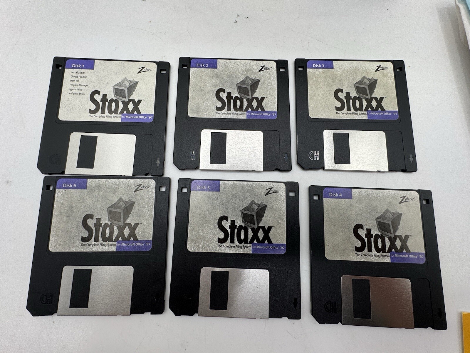 Vintage 1998 Staxx For Microsoft Office ‘97 The Complete Filling System