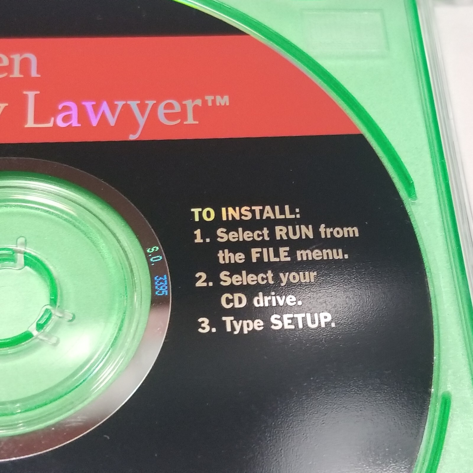 Quicken Family Lawyer CD-Rom for Windows 1995 Parsons Technology