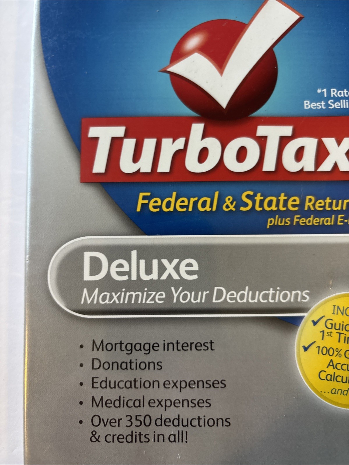 Turbotax 2010 Deluxe Federal & State Returns Turbo tax.