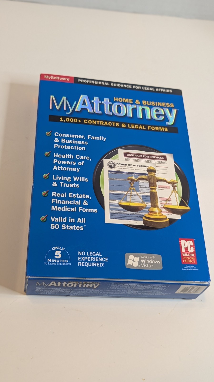 MyAttorney Home & Business Software 1000+ Contracts & Legal Forms PC CD-ROM