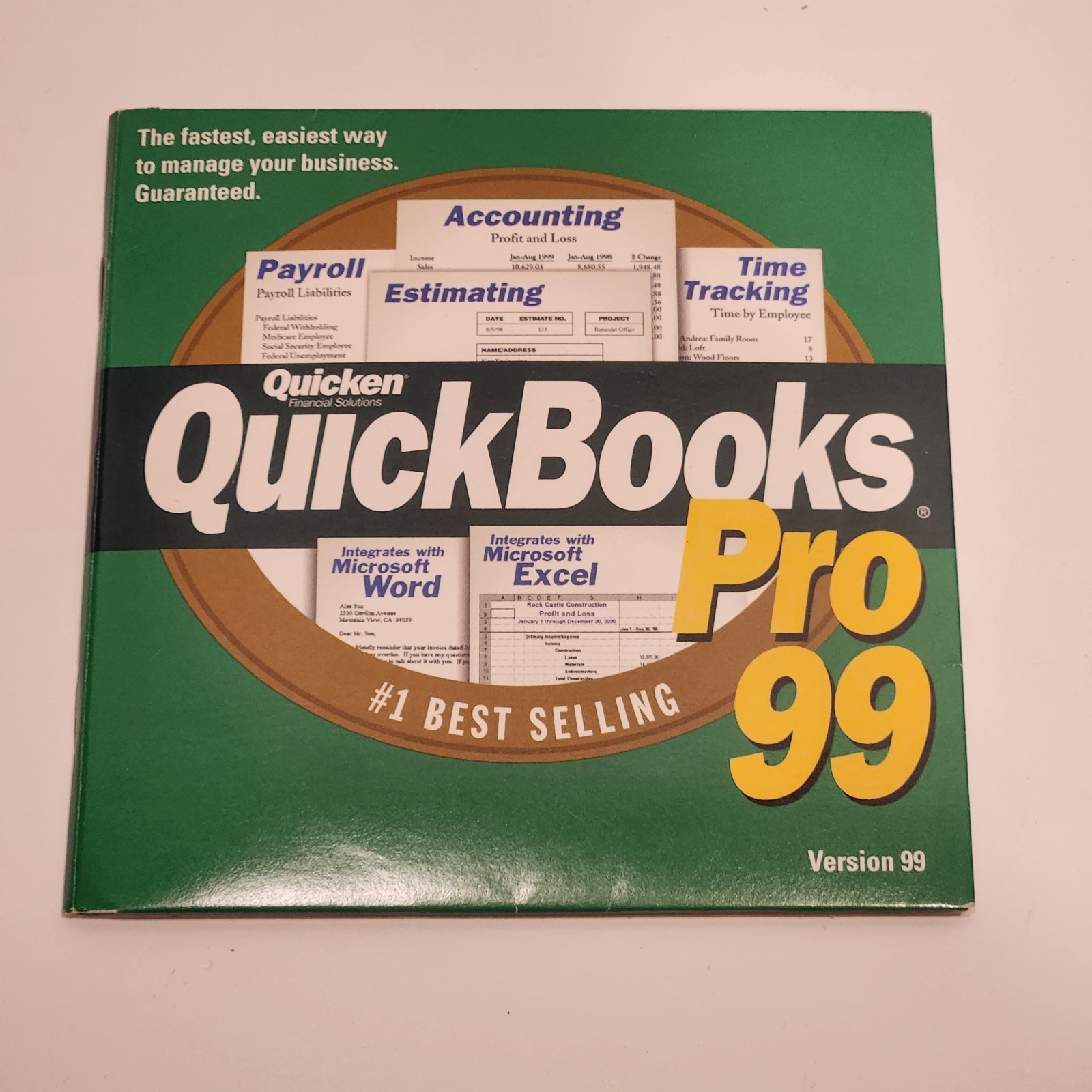 Quicken Quickbooks Pro 99 Software with product key